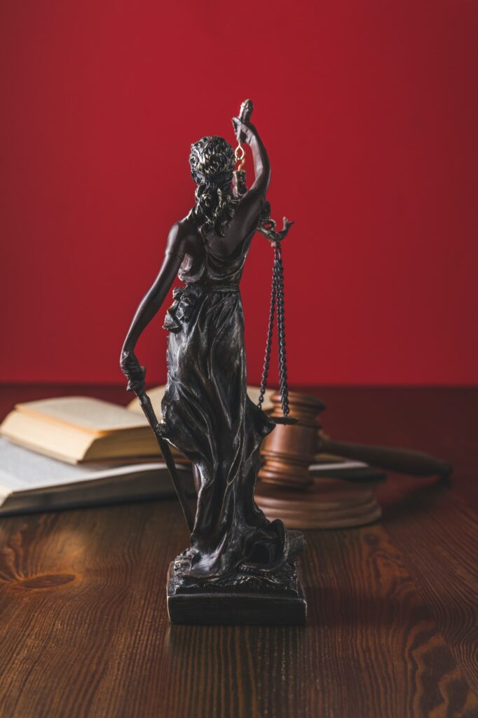 Βιβλία δικαίου και Θέμιδα για νομική γνωμοδότηση